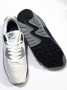 Authentic Nike Air Max 90 White Grey Obsidian CT4352-100 retro classic sneaker